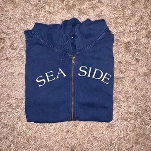 Seaside zip-up hoodie